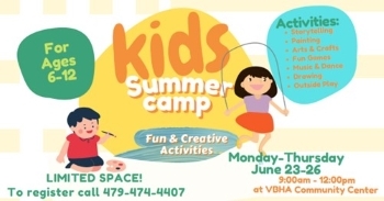 2025 Kids Summer Camp Flyer. All information on this flyer is listed above.