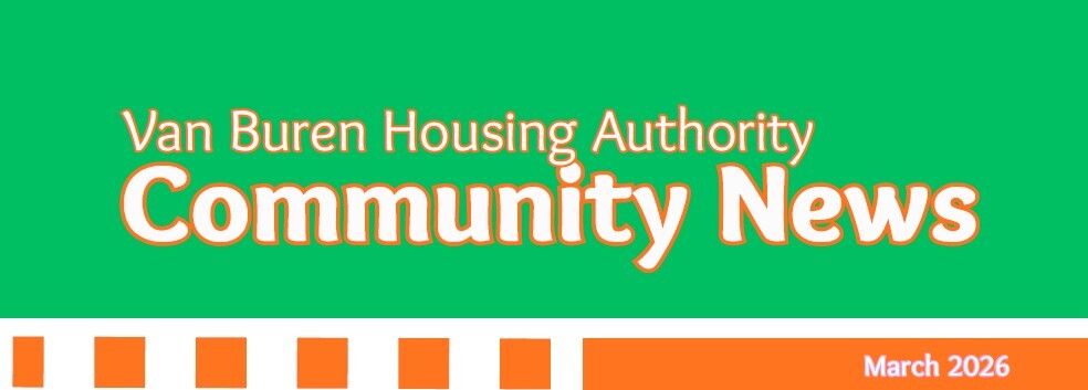 Community News March 2026 header. 